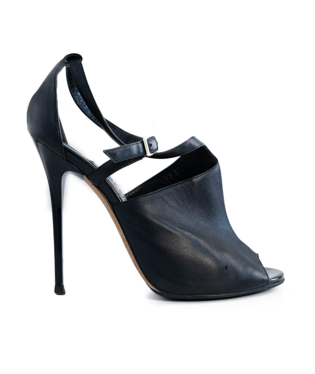 JIMMY CHOO Черные кожаные туфли, фото 1