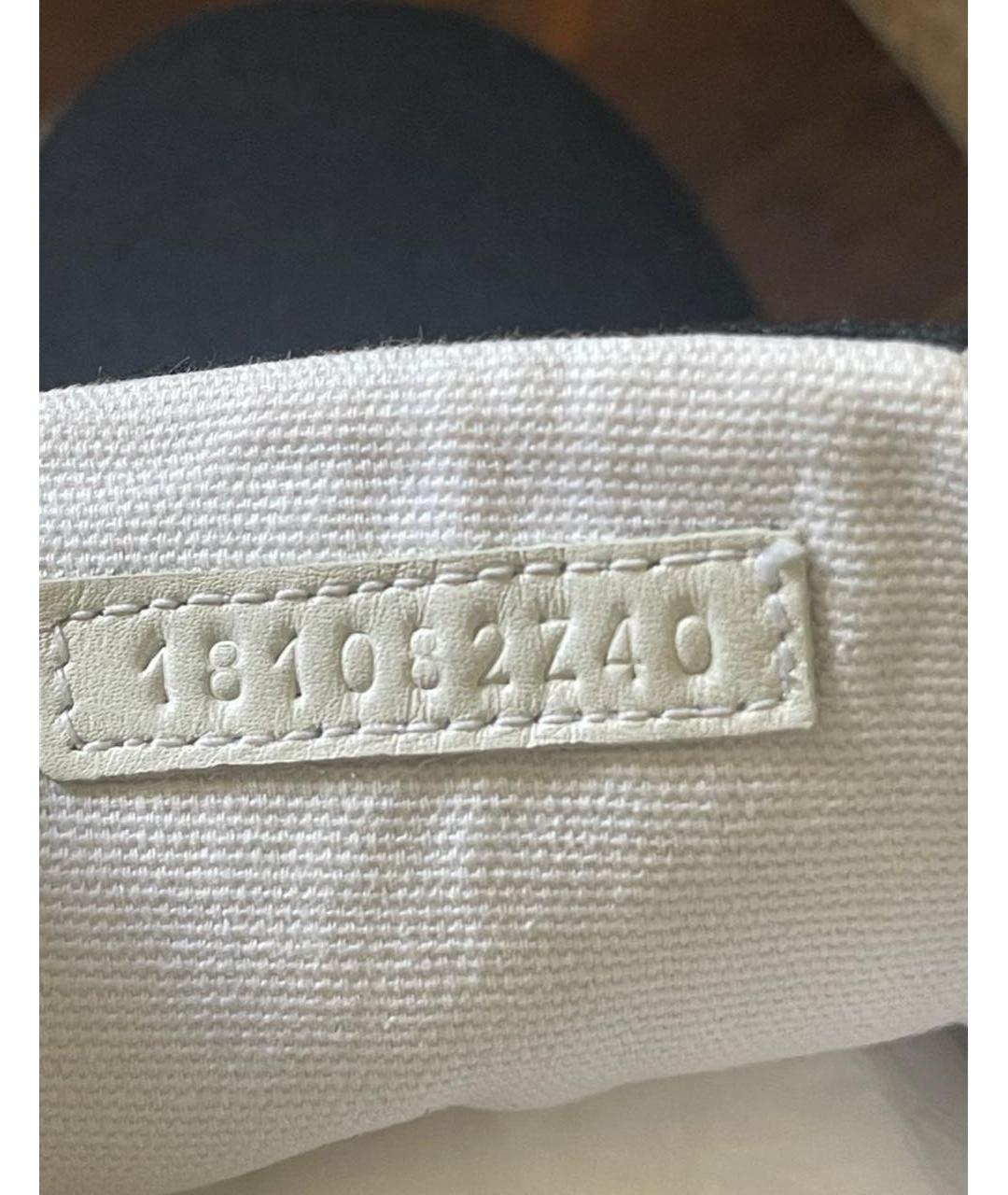 HERMES Черные текстильные ботинки, фото 3