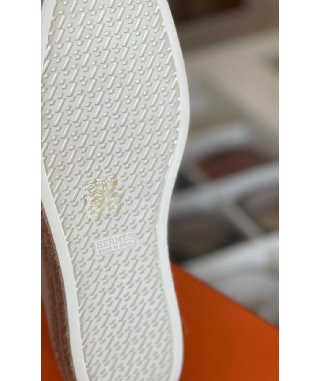 HERMES Черные текстильные ботинки, фото 6