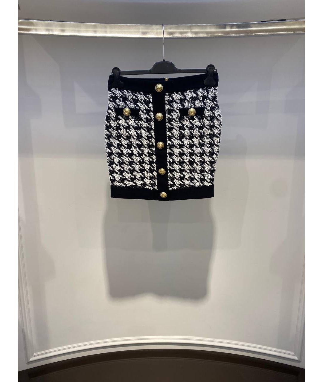 BALMAIN Мульти юбка мини, фото 3