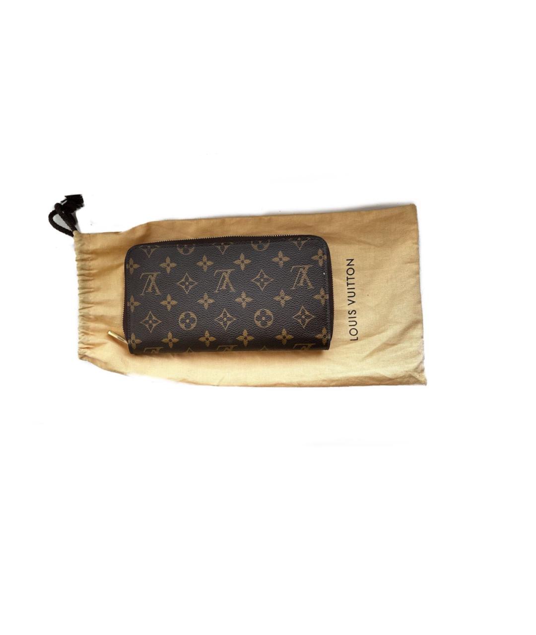 LOUIS VUITTON Коричневый кошелек, фото 2