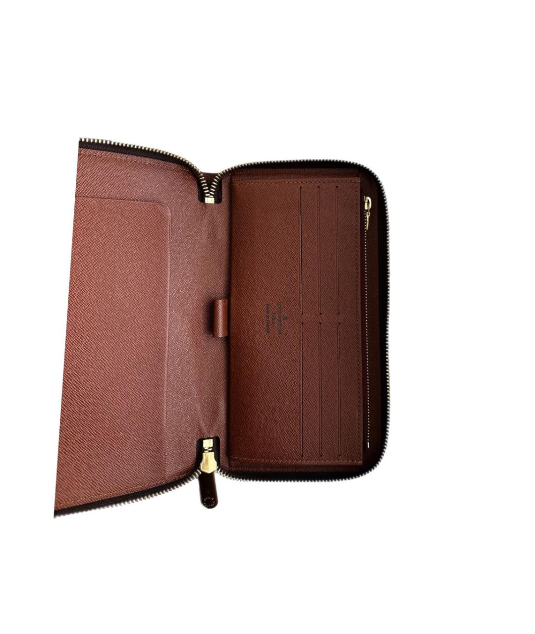 LOUIS VUITTON Коричневый кошелек, фото 3