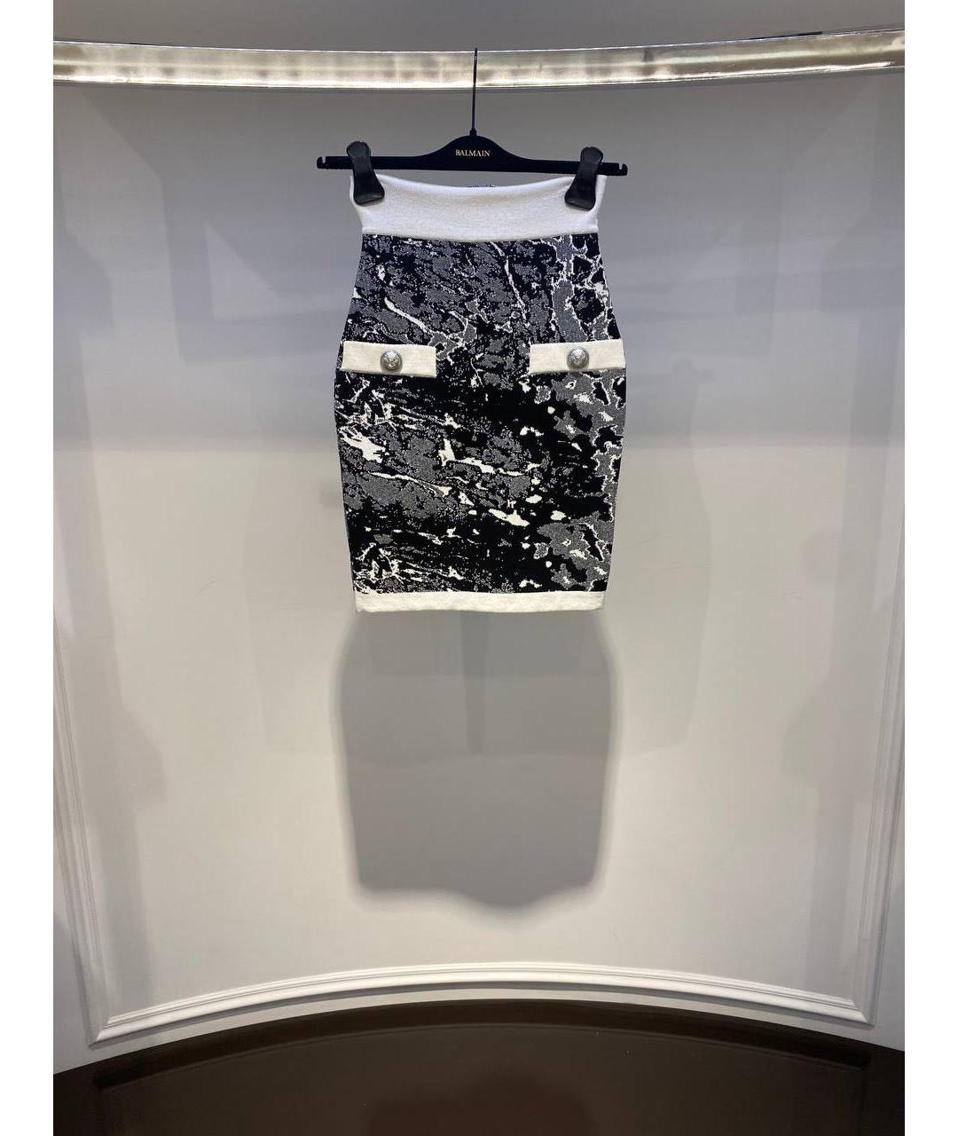 BALMAIN Мульти юбка миди, фото 3