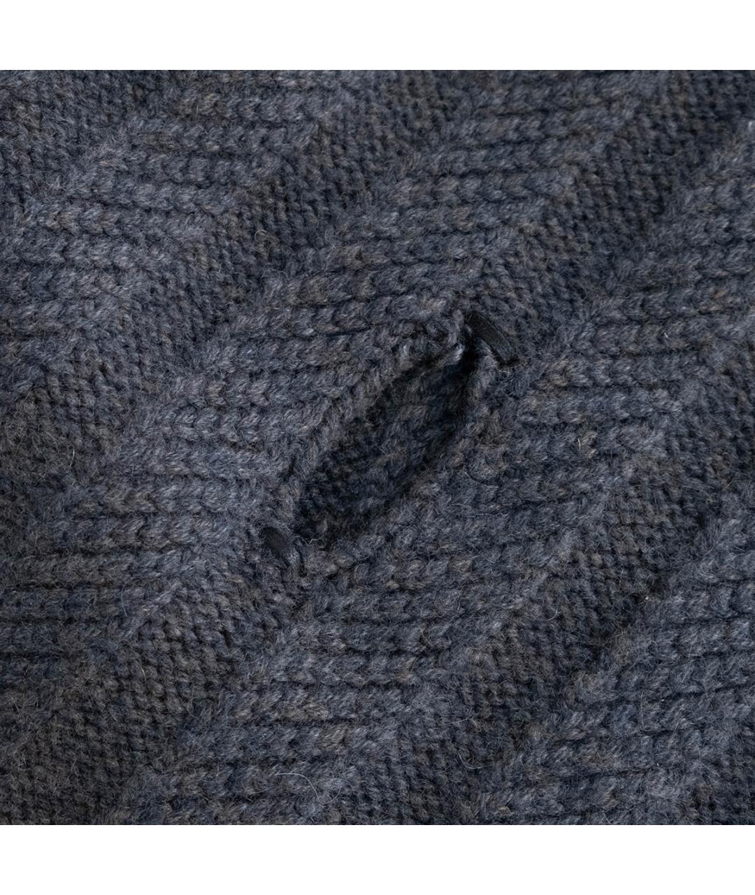 LORO PIANA Серый кашемировый шарф, фото 4