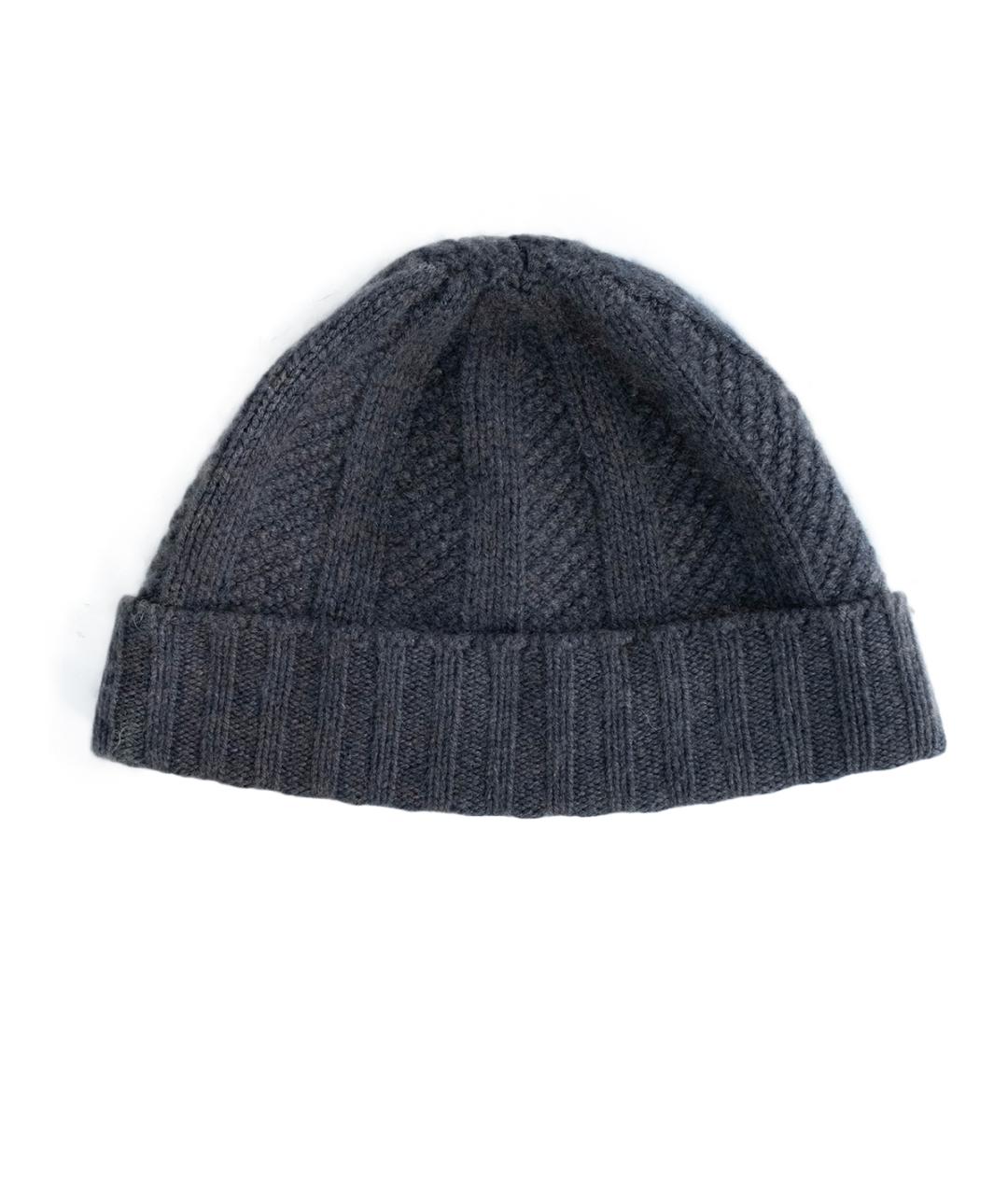 LORO PIANA Серый кашемировый шарф, фото 2