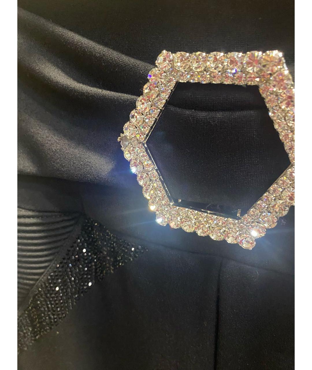 PHILIPP PLEIN Черные леггинсы и велосипедки, фото 2