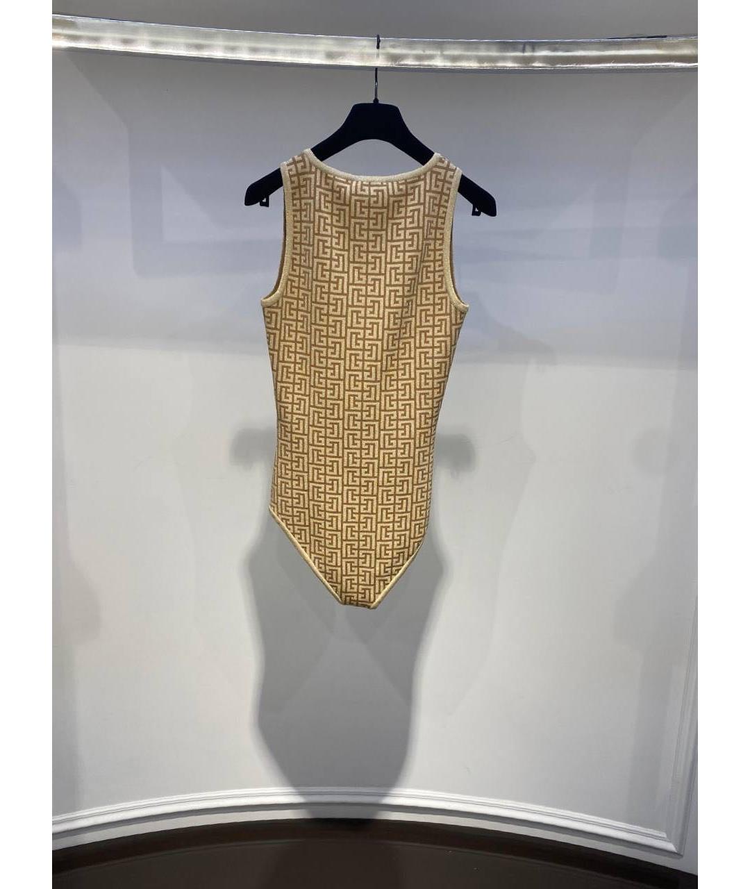 BALMAIN Коричневое боди, фото 2