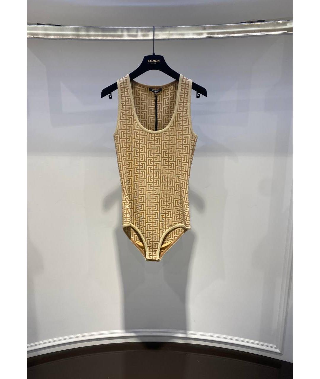BALMAIN Коричневое боди, фото 3