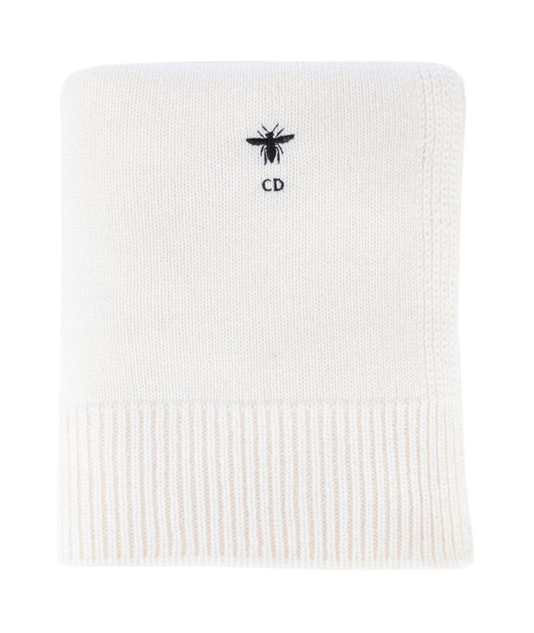 CHRISTIAN DIOR Белый шарф, фото 1