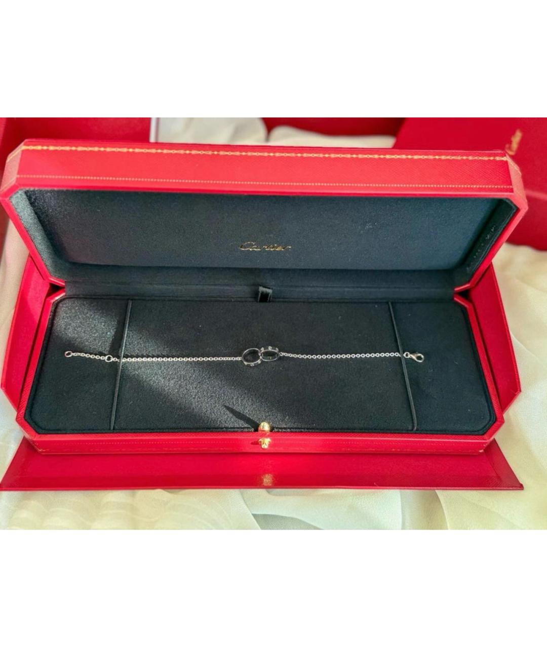 CARTIER Белый браслет из белого золота, фото 6