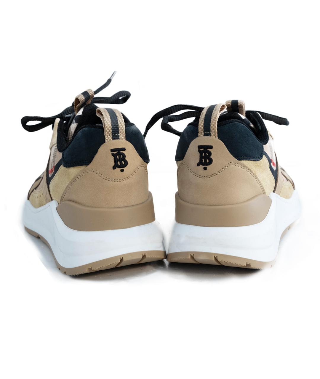 BURBERRY Бежевые кроссовки, фото 5