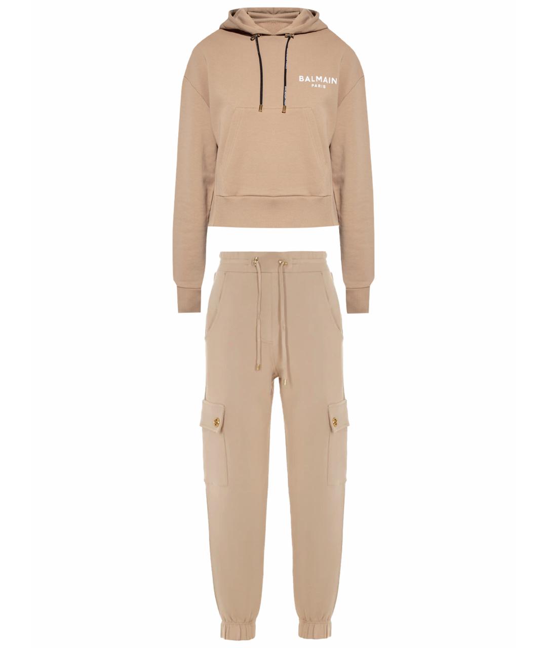 BALMAIN Бежевый спортивные костюмы, фото 1