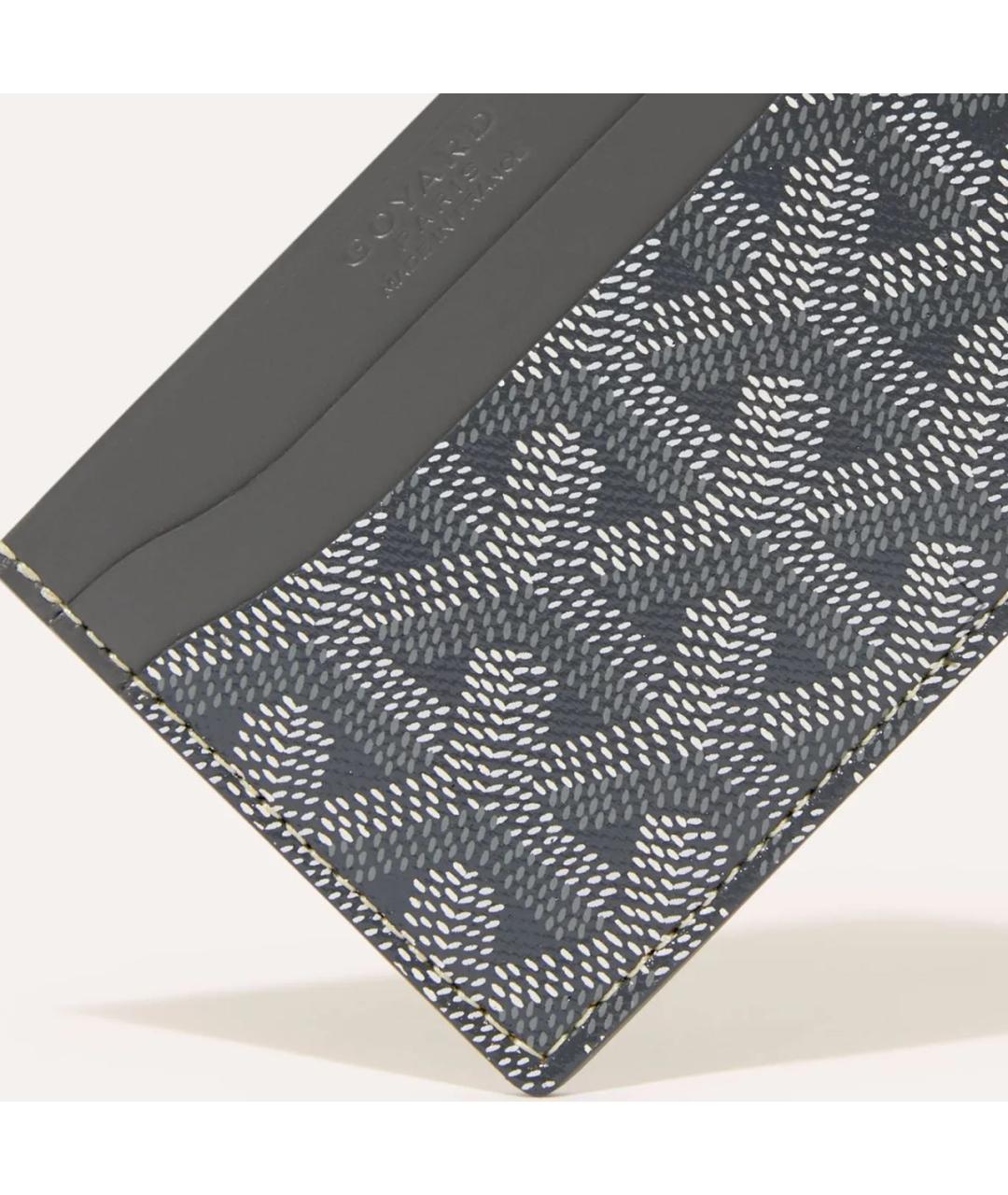 GOYARD Серый кожаный кардхолдер, фото 3