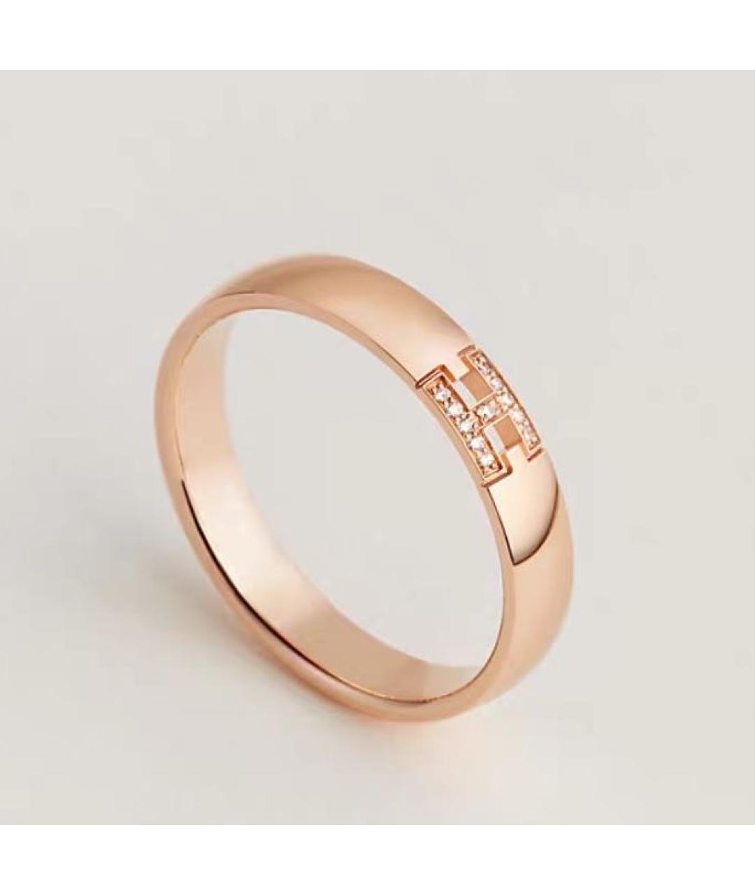 HERMES Розовое кольцо из розового золота, фото 6