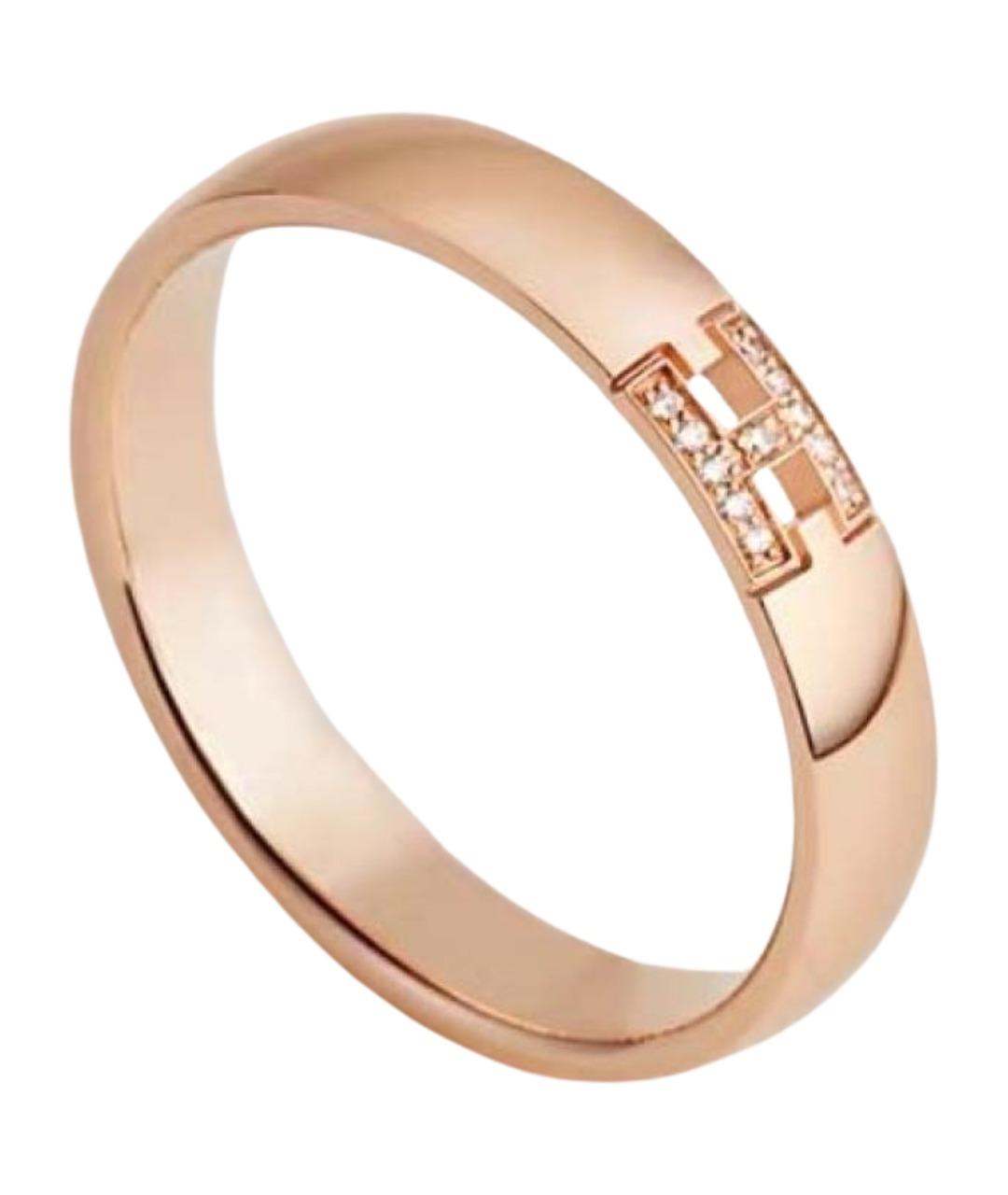 HERMES Розовое кольцо из розового золота, фото 1