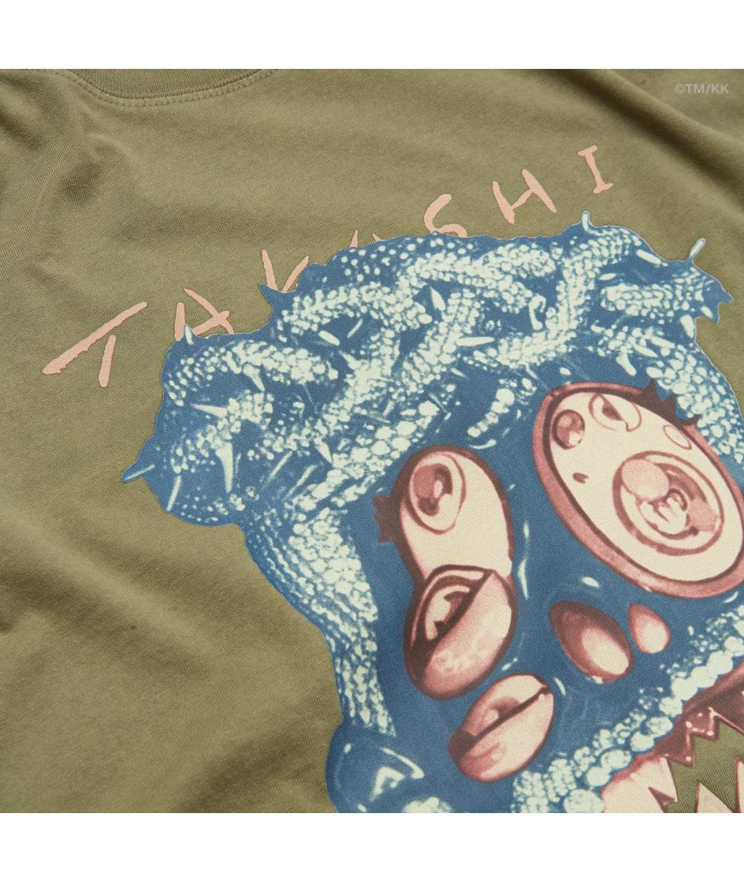 CACTUS JACK BY TRAVIS SCOTT Хаки хлопковая футболка, фото 3