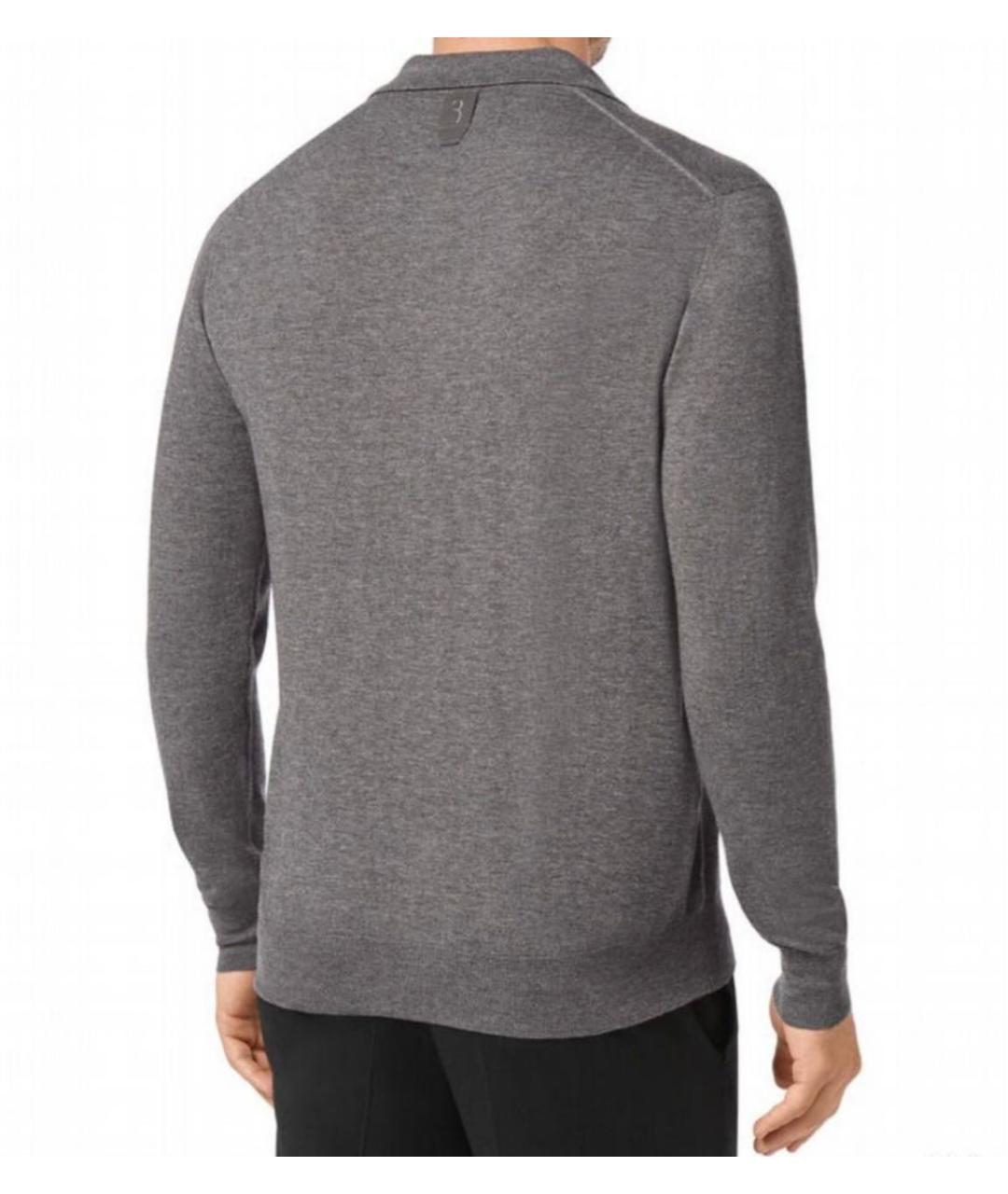 BILLIONAIRE Серый шерстяной джемпер / свитер, фото 2