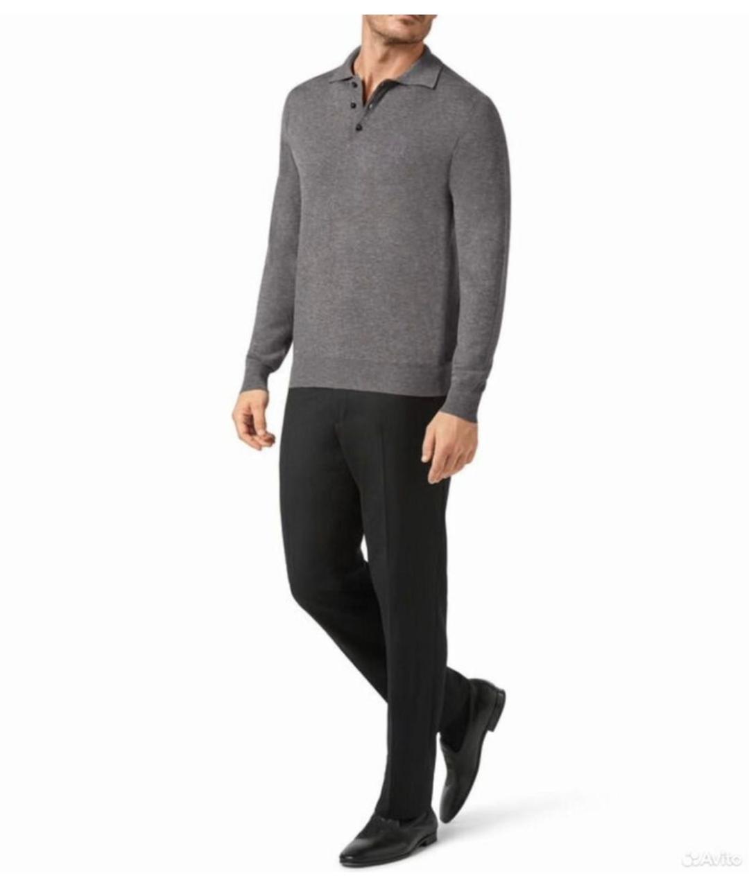 BILLIONAIRE Серый шерстяной джемпер / свитер, фото 3