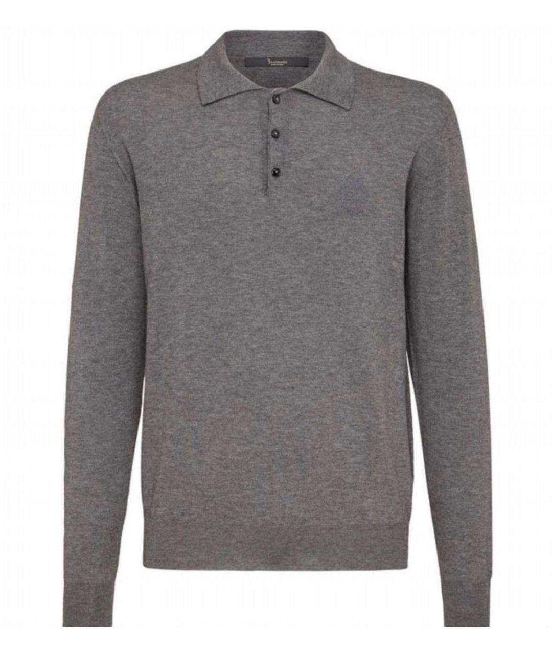 BILLIONAIRE Серый шерстяной джемпер / свитер, фото 1