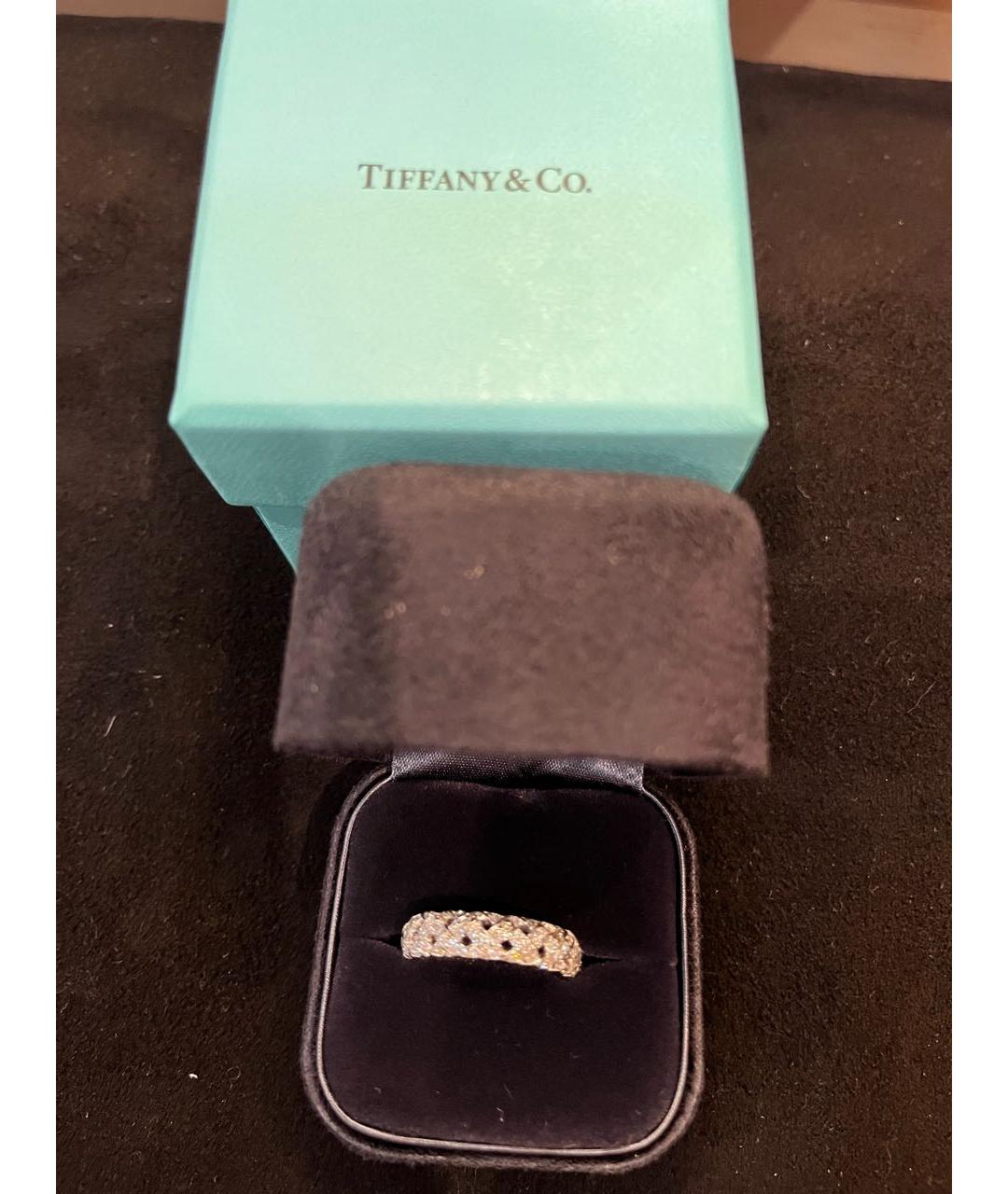 TIFFANY&CO Серебряное платиновое кольцо, фото 2