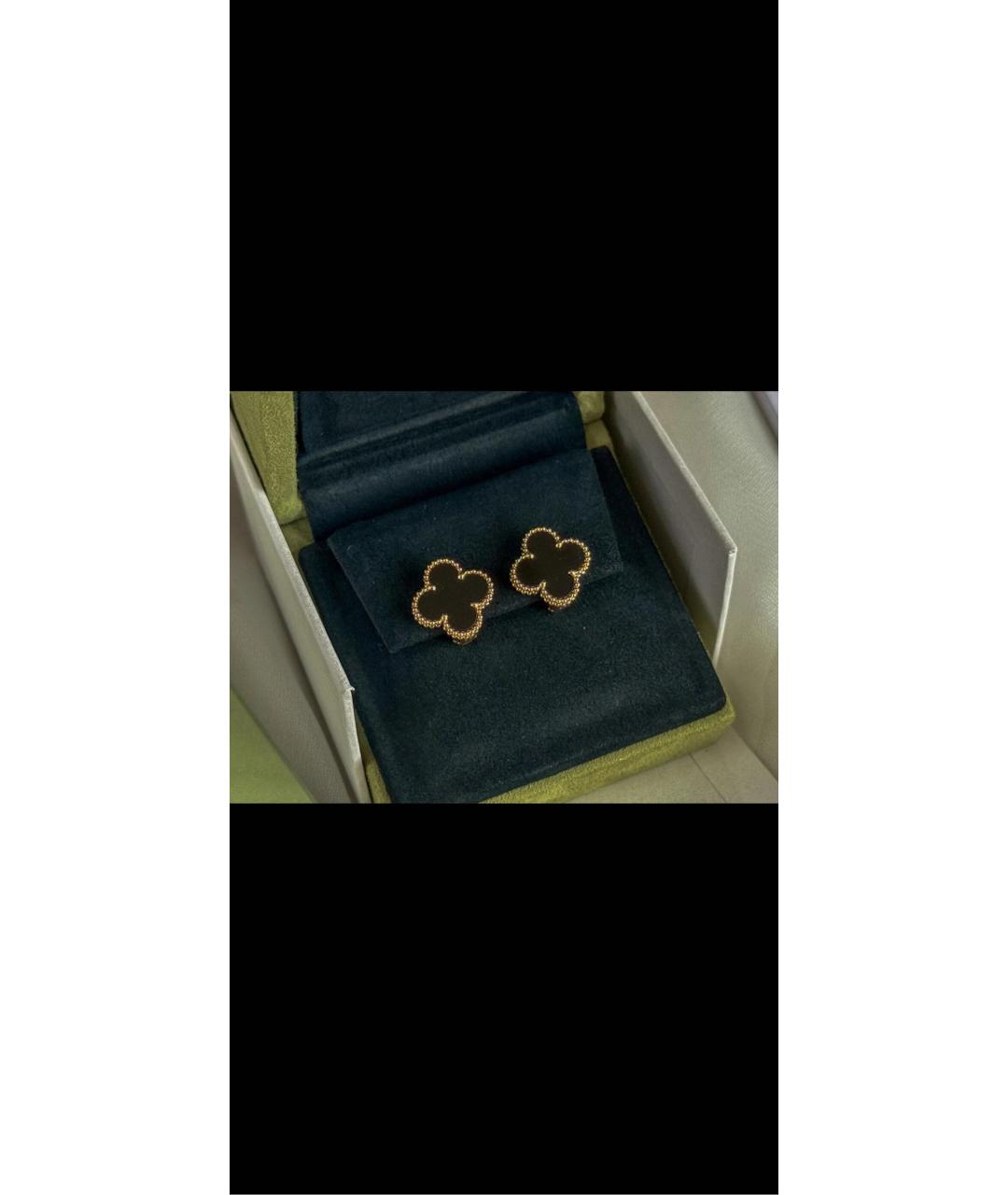 VAN CLEEF & ARPELS Черные серьги из белого золота, фото 7