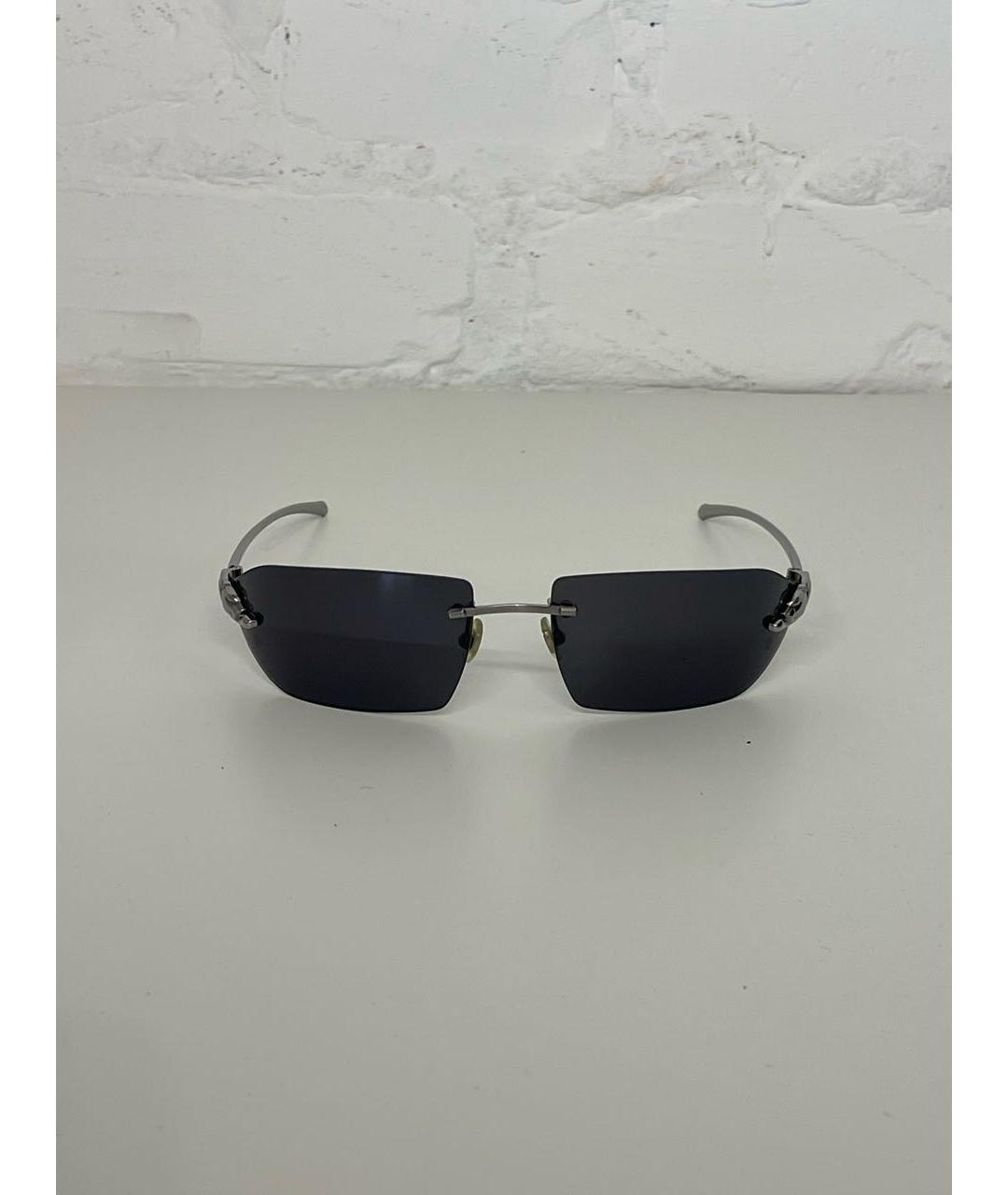 CARTIER Серебряные металлические солнцезащитные очки, фото 9