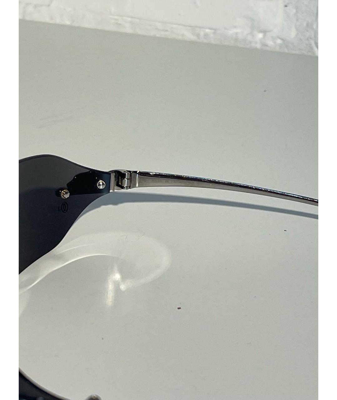CARTIER Серебряные металлические солнцезащитные очки, фото 5