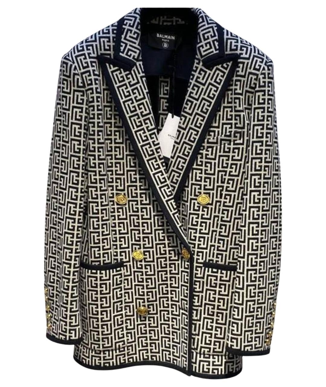 BALMAIN Белый хлопковый жакет/пиджак, фото 1