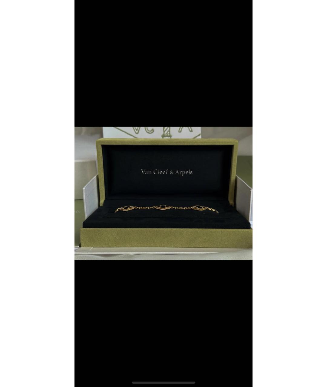 VAN CLEEF & ARPELS Черный браслет из желтого золота, фото 5