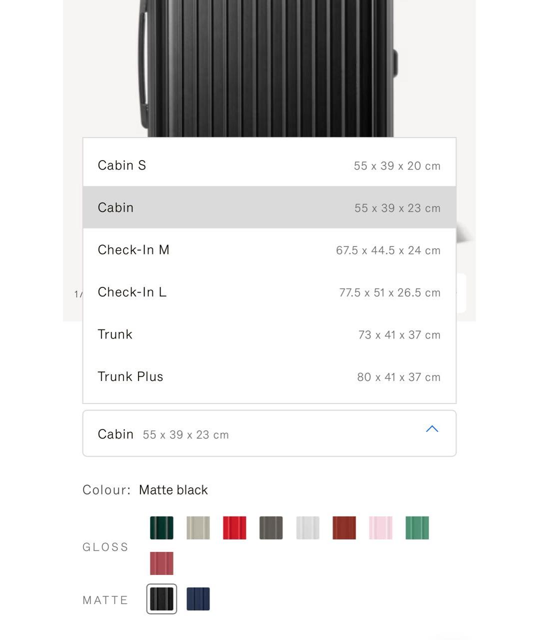 Rimowa Черный чемодан, фото 4