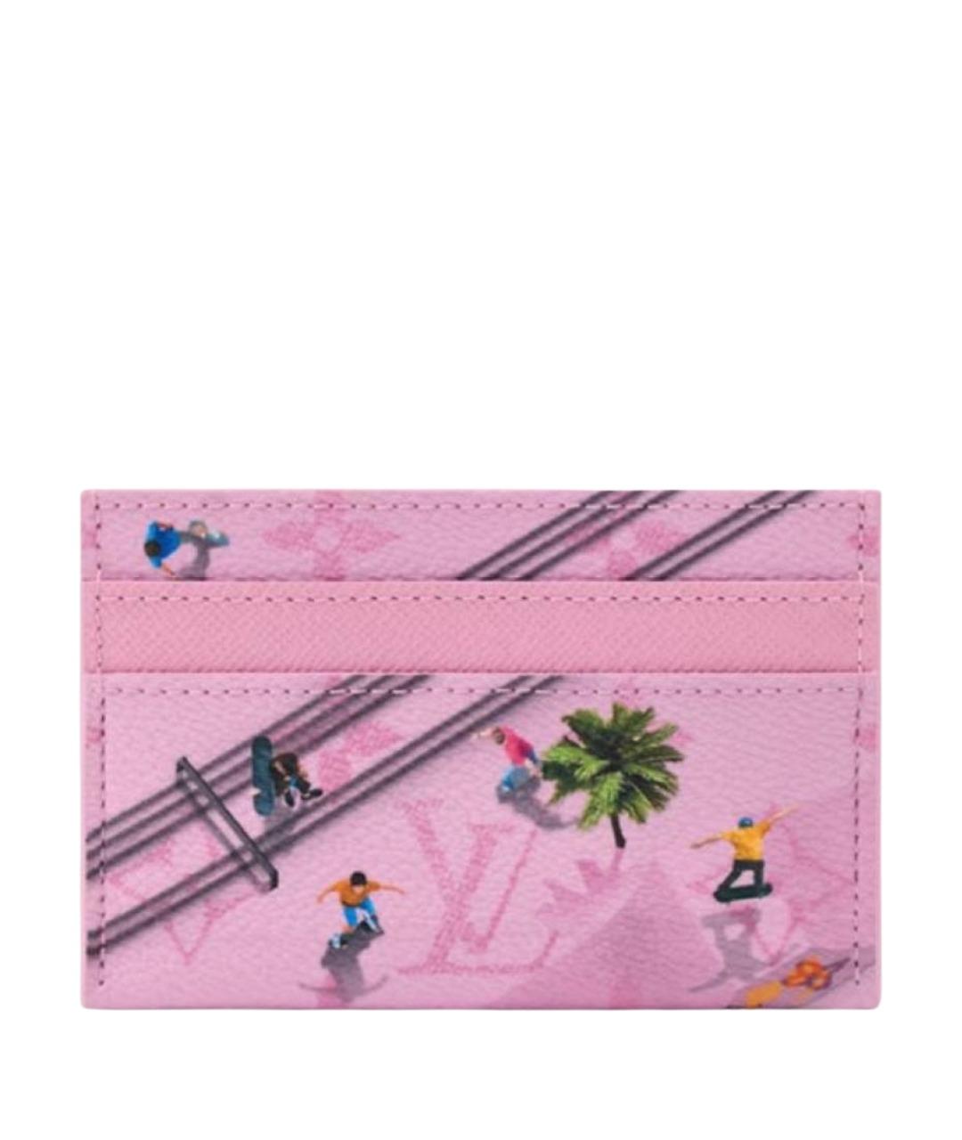 LOUIS VUITTON Розовый кардхолдер, фото 1