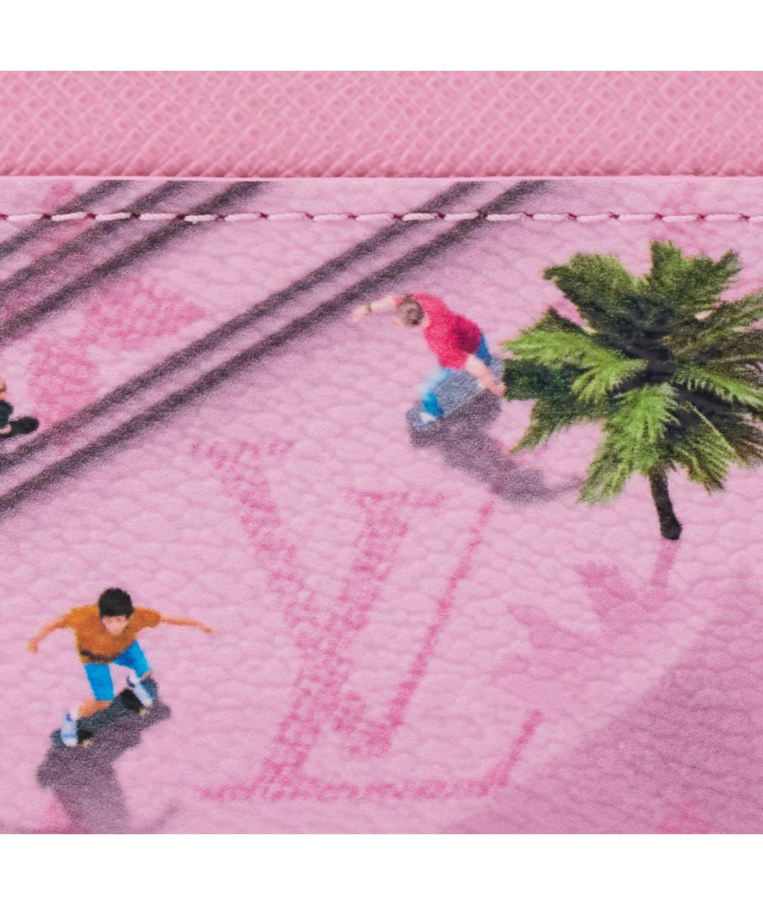 LOUIS VUITTON Розовый кардхолдер, фото 4