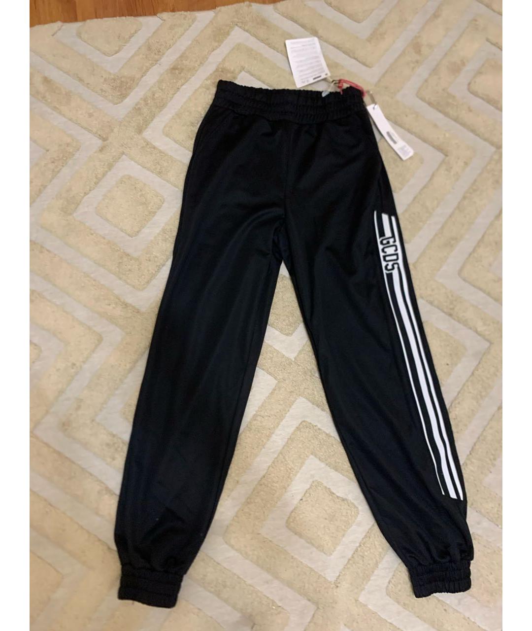 GCDS Черные прямые брюки, фото 8