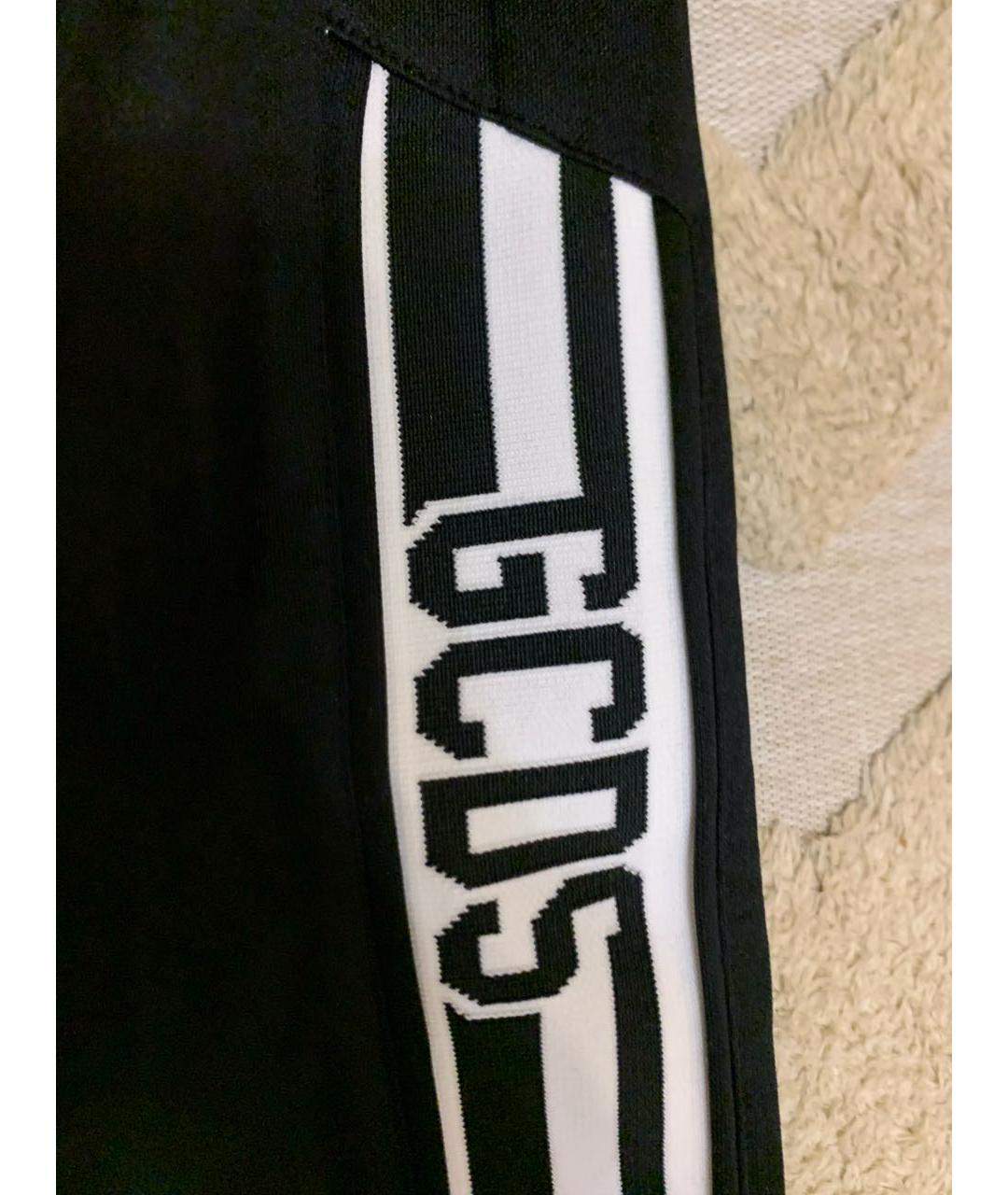 GCDS Черные прямые брюки, фото 4