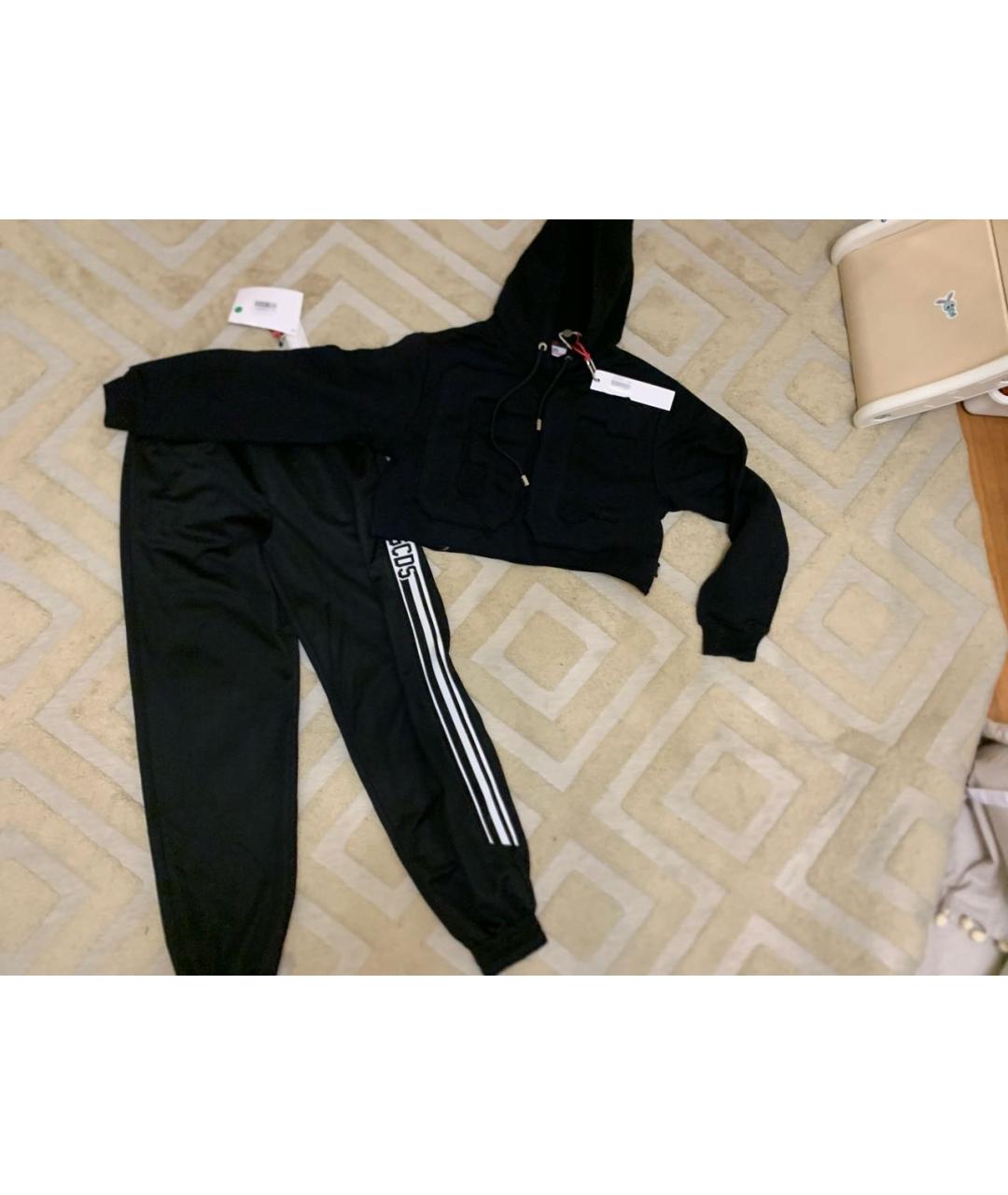 GCDS Черные прямые брюки, фото 6