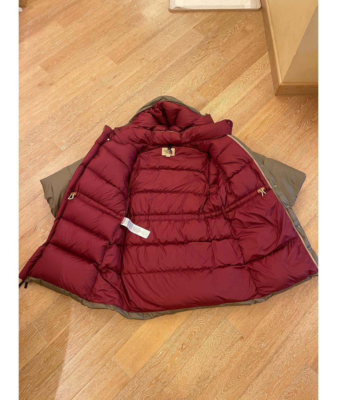 THE NORTH FACE Зеленый полиэстеровый пуховик, фото 6