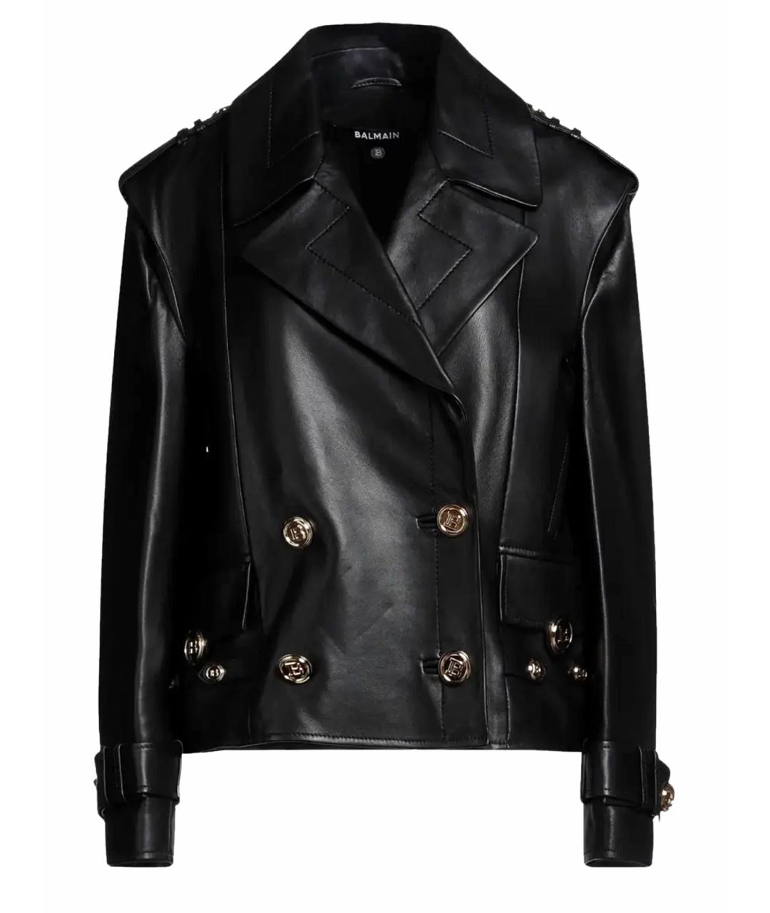 BALMAIN Черная куртка, фото 1