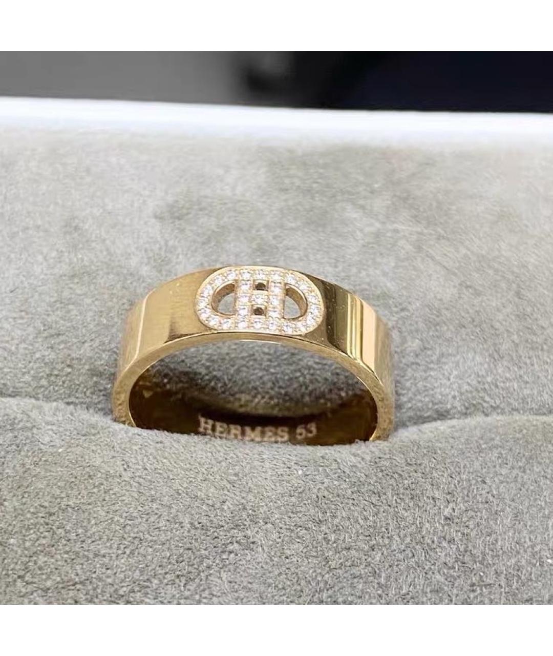 HERMES Розовое кольцо из розового золота, фото 4