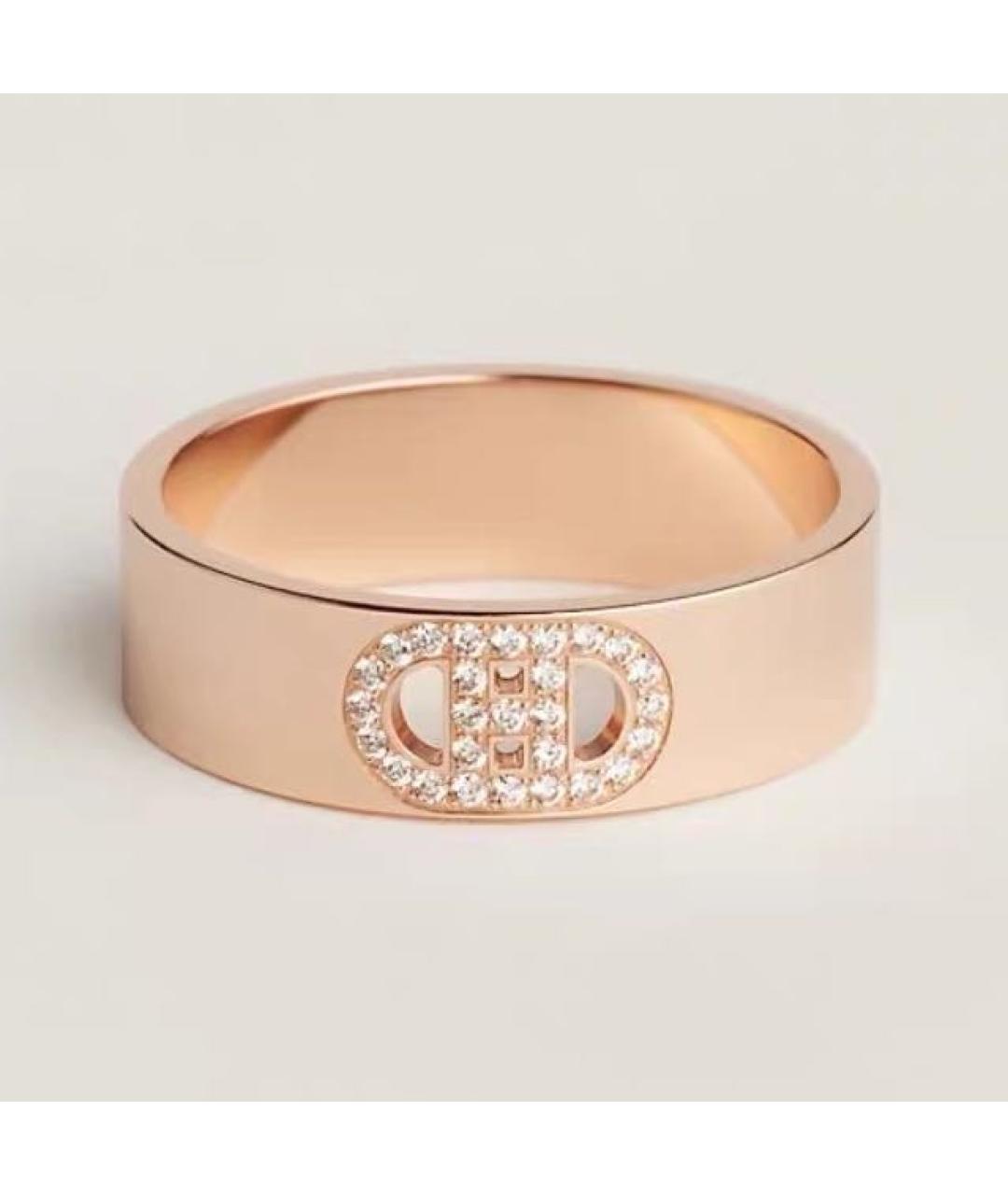 HERMES Розовое кольцо из розового золота, фото 7