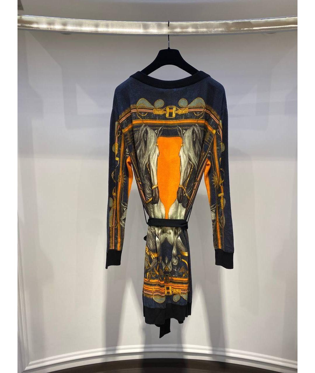 BALMAIN Мульти шерстяное повседневное платье, фото 2