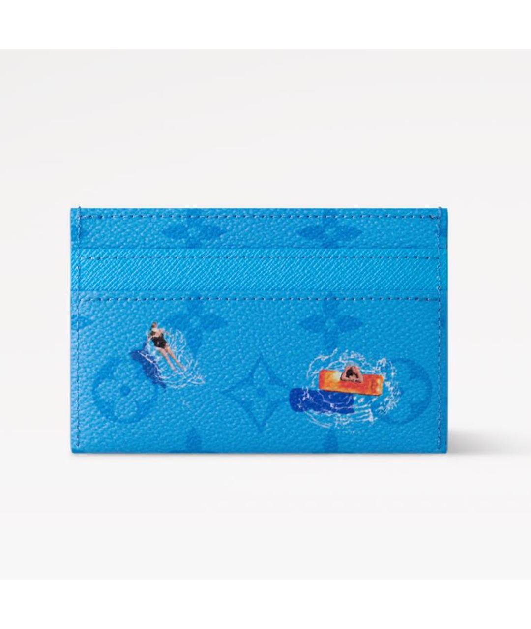 LOUIS VUITTON Голубой кардхолдер, фото 5