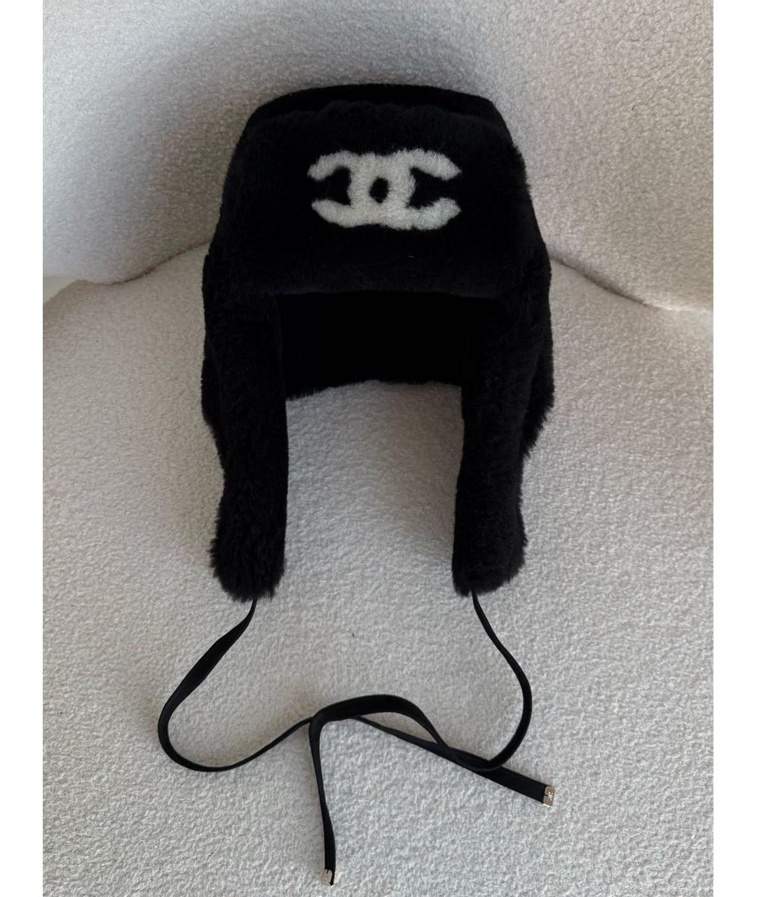CHANEL Черная шапка, фото 7