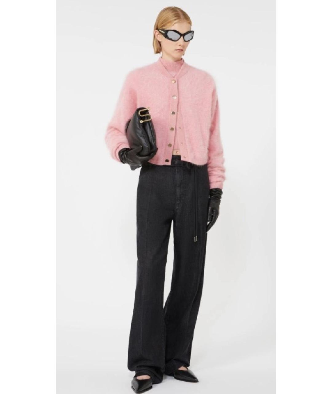 SPORTMAX Черные хлопковые прямые джинсы, фото 2