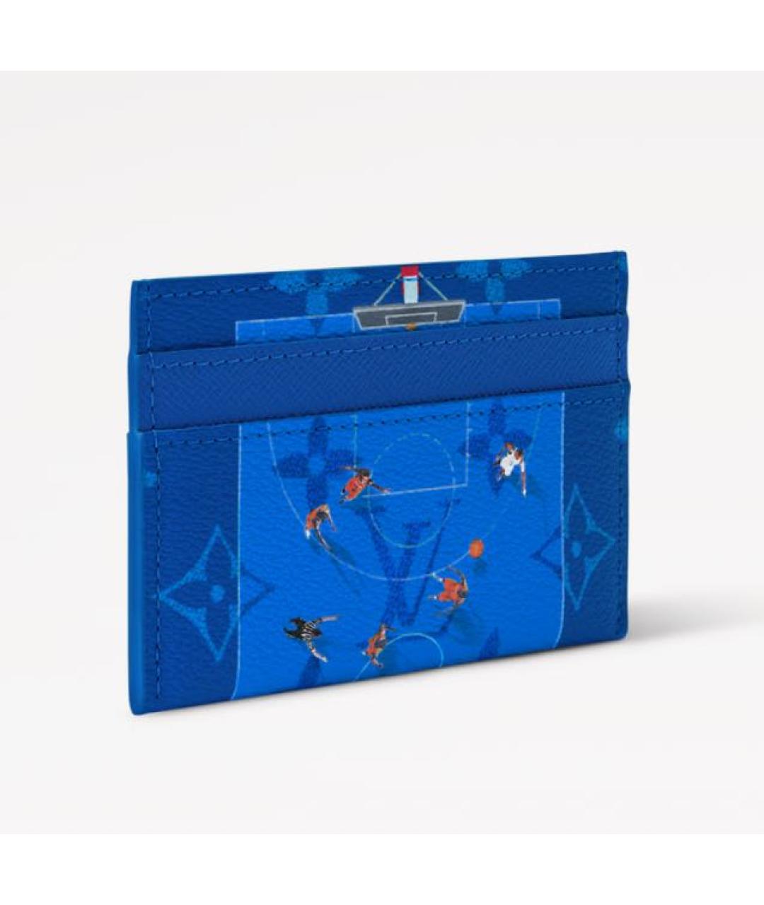 LOUIS VUITTON Синий кардхолдер, фото 2