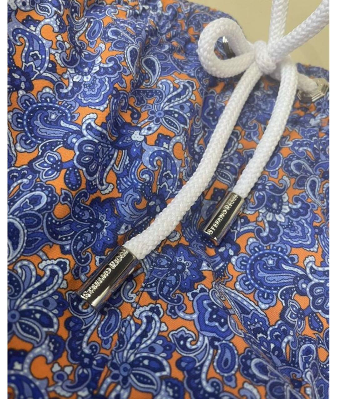 STEFANO RICCI Синие полиамидовые плавки, фото 7