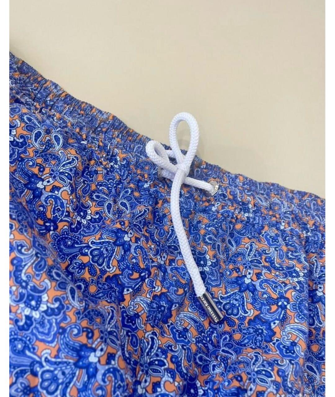 STEFANO RICCI Синие полиамидовые плавки, фото 3