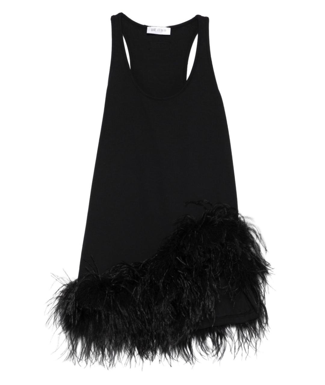 THE ATTICO Черное повседневное платье, фото 1