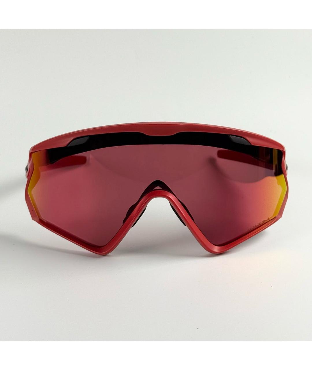 OAKLEY Красные пластиковые солнцезащитные очки, фото 3
