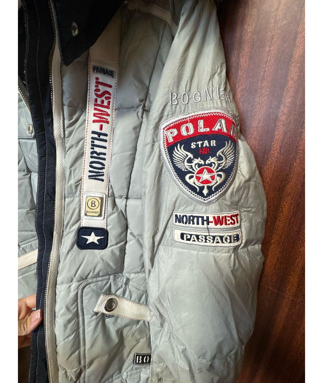BOGNER Серая полиамидовая куртка, фото 5