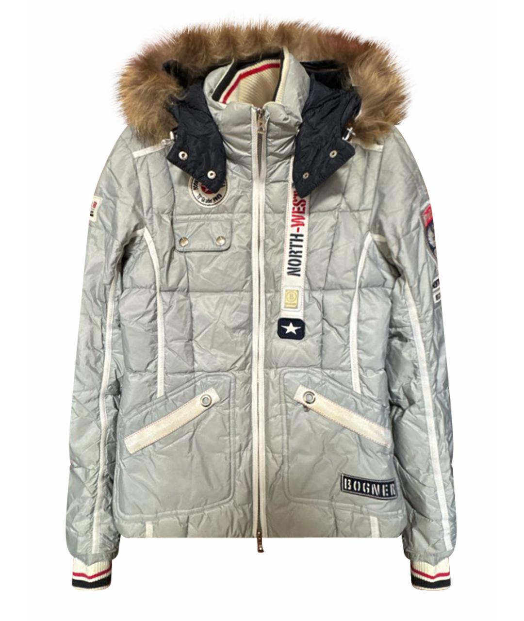 BOGNER Серая полиамидовая куртка, фото 1